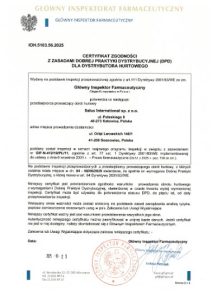 Certyfikat zgodności DPD - miniatura dokumentu